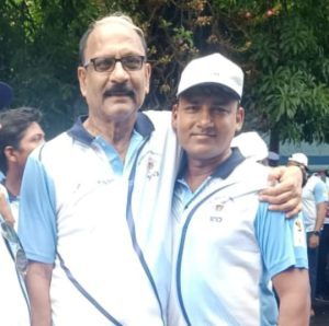 With Bengal Olympic Association Secretory